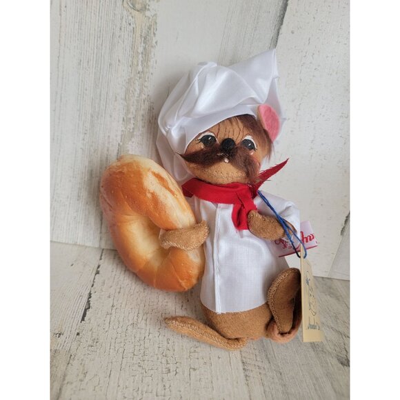 Annalee‎ French pastry croissant chef vintage doll Society - Picture 2 of 4